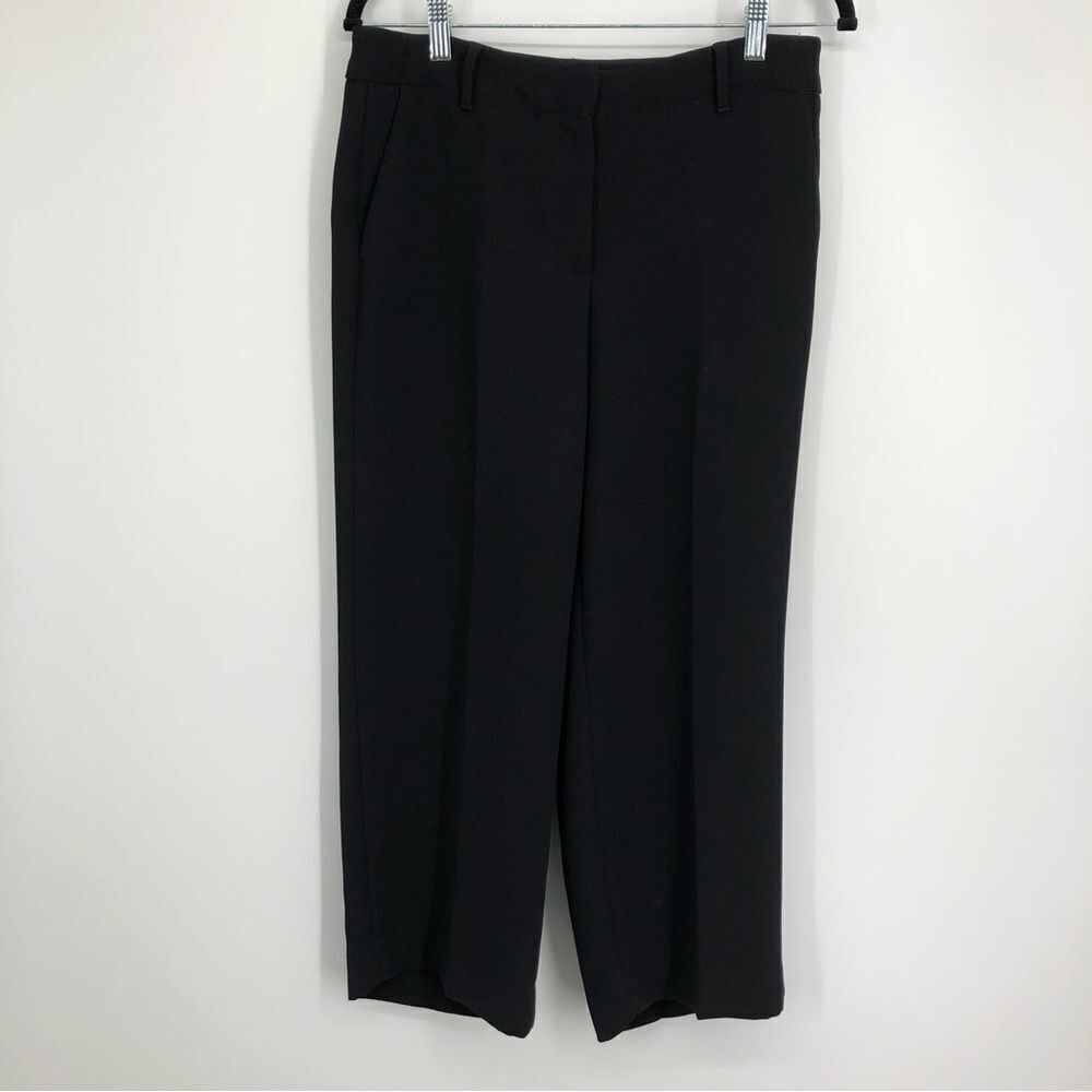 Talbotsβ CroppedΒ Culotte Pants BlackβSizeβ2
